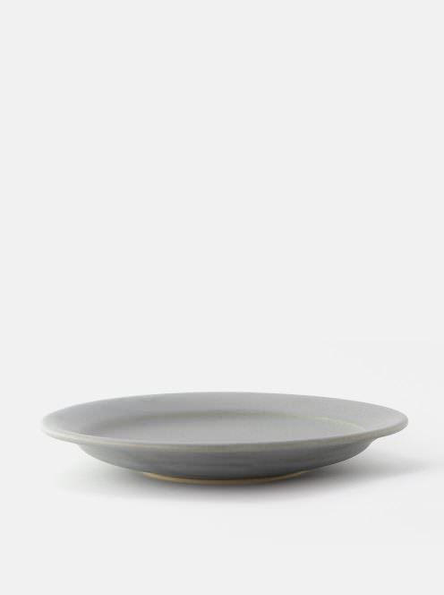 awabi ware / 8寸平成平皿(青マット)