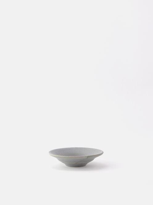 awabi ware / 丸豆皿(青)