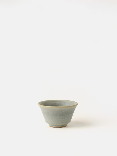 awabi ware / ぐい呑み(青マット)