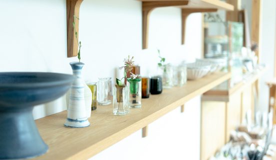飾る日日展 空と光を集める花器