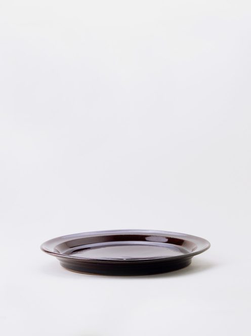 Luft / Erde Plate / 益子 25cm (飴)
