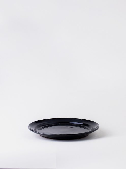 Luft / Erde Plate / 益子 21cm (ツヤ黒)
