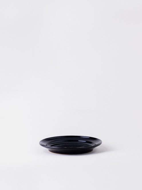 Luft / Erde Plate / 益子 17cm (ツヤ黒)