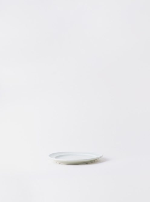Luft / Erde Plate / 益子 14cm (白マット)