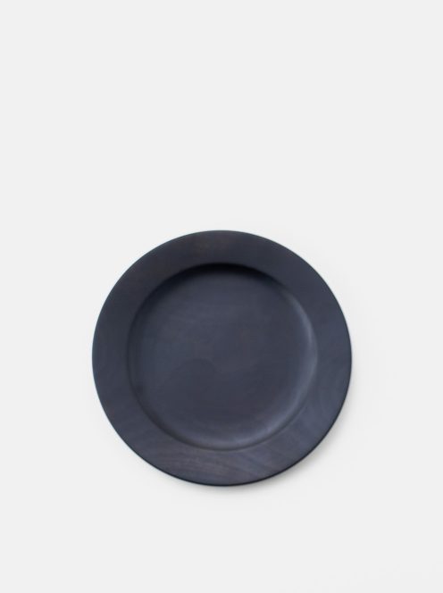 awabi ware / パン皿・小(黒拭き漆)
