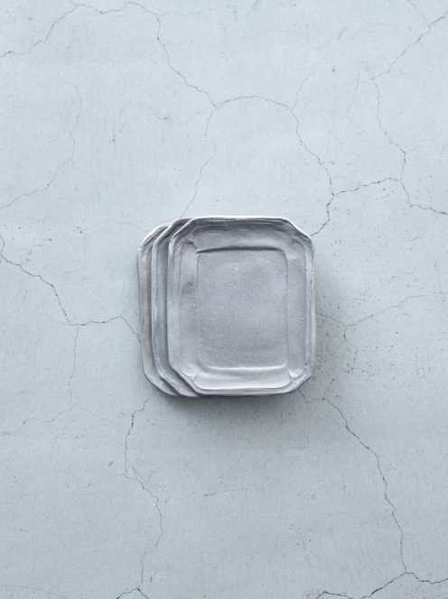 orumina kiln / 長方小皿(グレー)