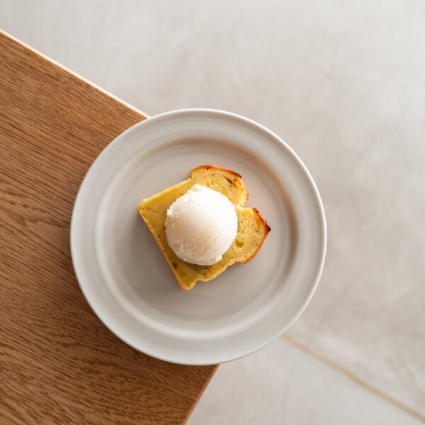 スイートポテトパウンド + ミルクジェラート